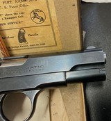 1921 Colt Model M1908 Pocket Hammerless .380 ACP original box/paperwork/ammo box/28 Peters rounds - 3 of 20