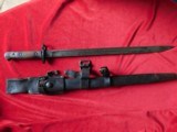 PATTERN 1907 BAYONET AND SCABBARD BY CHAPMAN FOR ENFIELD No 1 Mk. III DATED1917 - 1 of 11
