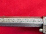 Early Allen & Wheelock Sidehammer .22 Revolver 1858-1859 - 3 of 11