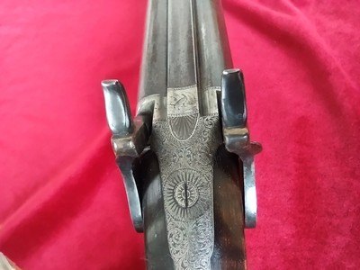 JOSEPH MANTON & SONS 15 BORE S X S PERCUSSION SHOTGUN - Image 6 of 15