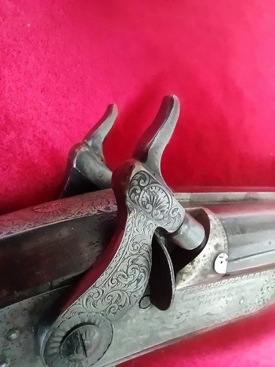 JOSEPH MANTON & SONS 15 BORE S X S PERCUSSION SHOTGUN - Image 9 of 15