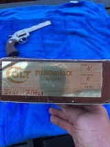 Colt Diamondback 22 6 inch
New Old Stock Nickel - 8 of 9