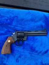 Colt Python 357 New Old Stock 6 inch Blue