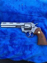 Colt Python New Old Stock 6 inch Nickel - 2 of 9
