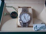 Brand new late 2019 Rolex men's 36mm Oyster Perpetual DATEJUST Model 126200 watch,in oystersteel with 62800 Jubille bracelet, power reserve 70 hour - 5 of 7