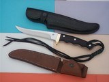 Jean Tanazacq The Dean of French Knifemakers Vintage Prototype FOREST Variante GAL Double Markings on Blade Two Scabbards