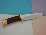 Jean Tanazacq The Dean of French Knifemakers Vintage TRONCAY I Double Markings on blade Walnut Handle Handle A Scarcity today!
