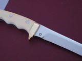 Jean Tanazacq The Dean of French Knifemakers Vintage Prototype FOREST Ivory Handle 