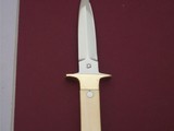 Jean Tanazacq The Dean of French Knifemakers TOURANE Prototype Ivory Handle Scrimshaw by Jesn-PIerre Coubert November 20, 1986 Production - 3 of 12