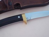 Jean Tanazacq The Dean of French Knifemakers RIEZE I Two Markings on Blade February 11,1988 Production - 3 of 4
