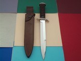Jean Tanazacq The Dean of French Knifemaker Wolrd War II Combat Dagger Leather washers handle with 7 grooves A Scarce Model Julyn 8, 1985 Production - 13 of 13