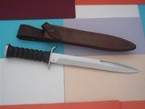 Jean Tanazacq The Dean of French Knifemaker Wolrd War II Combat Dagger Leather washers handle with 7 grooves A Scarce Model Julyn 8, 1985 Production - 4 of 9