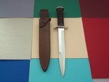 Jean Tanazacq The Dean of French Knifemaker Wolrd War II Combat Dagger Leather washers handle with 7 grooves A Scarce Model Julyn 8, 1985 Production - 12 of 13