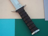 Jean Tanazacq The Dean of French Knifemaker Wolrd War II Combat Dagger Leather washers handle with 7 grooves A Scarce Model Julyn 8, 1985 Production - 6 of 9