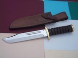 Jean Tanazacq The Dean of French Knifemakers "BARREN GROUND II or MK 2 Vintage Prototype Bowie type Knife June 22, 1986
Production.