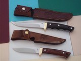 Jean Tanazacq The Dean of French Knifemakers Vintage RIEZE 1 & Forest Variante Gal Both Models were produced in March 1982