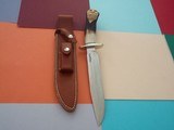 Randall Made Knives Model # 1-8" All-Purpose Fighting Knife "RED CLOUD" carving by Paul G. Grussenmeyer 1993 production - 7 of 7