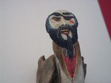 James L. Batson,Jr "Tar Heel" Small Bowie "Blackbeard" carving by Paul G. Grussenmeyer Old American Style Drop Point Knife-1989 Pr - 2 of 2