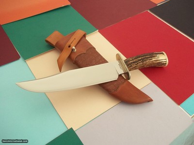 William R. "Bill " Hurt Bowie Fighter Bill Hurt only made 251 knives in his career this is knife # 172/251 Made in March 1999