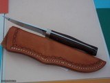 J. B. Moore Small Hunter German silver single guard Exotic wood handle Knife # 1140