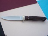 J. B. Moore Small Hunter German silver single guard Exotic wood handle Knife # 1140 - 2 of 3