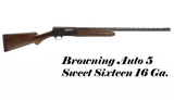 Browning A5 Sweet 16 Gauge Semi Auto - 1 of 9