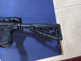 UNFIRED Wilson Combat Glock AR-9G Carbine / Aim Sports RECON 4X32mm Scope w Fiber Optic BUIS & Tri Color Mil Dot Ret / ProMag 50rd drum / 3 - 30rd mag - 7 of 15