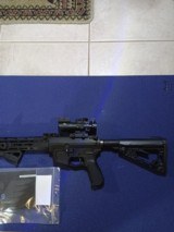 UNFIRED Wilson Combat Glock AR-9G Carbine / Aim Sports RECON 4X32mm Scope w Fiber Optic BUIS & Tri Color Mil Dot Ret / ProMag 50rd drum / 3 - 30rd mag - 5 of 15