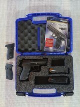 Sig Sauer P229 Compact Semi-Automatic, 9mm Pistol w Hogue 28000 Finger Groove Grips, 2 mags - 1 of 14