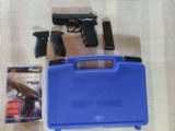 Sig Sauer P229 Compact Semi-Automatic, 9mm Pistol w Hogue 28000 Finger Groove Grips, 2 mags - 4 of 14