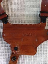 *Miami Vice* Galco Leather Shoulder Holster w Mag Carrier - TAN - 7 of 8