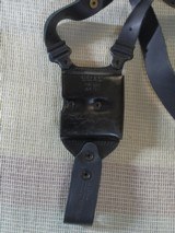 *Miami Vice* Galco Leather Shoulder Holster w Mag Carrier - BLACK - 8 of 11