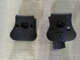 Tactical SWAT Paddle Holster For 1911 w Rail Rotate Gun/Pistol Holster and Double Mag Holder - 2 of 5