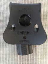 Tactical SWAT Paddle Holster For 1911 w Rail Rotate Gun/Pistol Holster and Double Mag Holder - 5 of 5