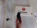 Ruger Mark III w Red Dot Sight - *ALTAMONT* Ultima Target Super Rosewood Checkered Grips - Tactical Solutions Compensator - 14 of 15