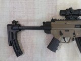 GSG GERMAN SPORTS GUNS GSG-16 .22 LR HV *TAN* w Barska 1x30mm M16 Sight - 6 of 12