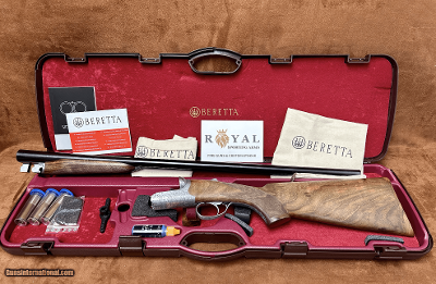 Beretta 486 Deep Scroll Side by Side 12ga 30