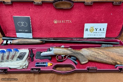 Beretta 486 Deep Scroll Showroom Model Discounted Remains unfired 20GA 30