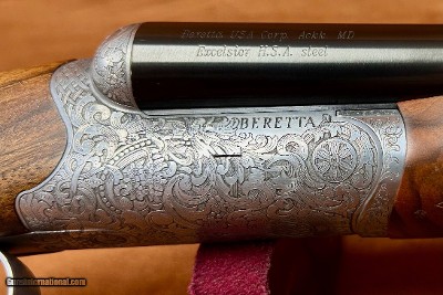Beretta 486 Deep Scroll Showroom Model Discounted Remains unfired 20GA 30
