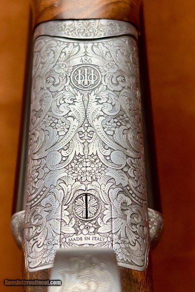 Beretta 486 Deep Scroll Showroom Model Discounted Remains unfired 20GA 30