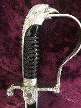 RARE WW2 German WKC Justice Official Eagle head Sword - 2 of 13