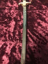 RARE WW2 German Prison Official Eagle head Sword - 8 of 12