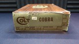 Colt Cobra 38 Special 1978 New in Factory box and Plastic. Nickel Finish - 2 of 5