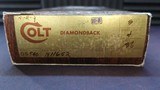 Colt Diamondback 38 Spl. 1977 in NEW IN FACTORY BOX & PLASTIC - 2 of 5