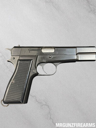 FN Browning Hi-Power P35 9mm Iraqi Contract/ Republican Guard - Belgium Made w/ Box & 2 Magazines - Image 2 of 6