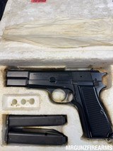 FN Browning Hi-Power P35 9mm Iraqi Contract/ Republican Guard - Belgium Made w/ Box & 2 Magazines - Image 1 of 6