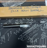 Browning Challenger Heavy Barrel .22 LR Factory Belgian Barrel Assembly Made in Belgium - Image 1 of 4