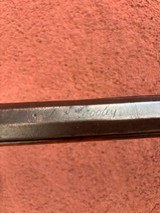 Antique Kentucky rifle signed by David Cooley - 10 of 10