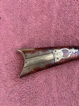 Antique Kentucky rifle signed by David Cooley - 4 of 10