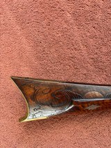 Antique Kentucky rifle signed by David Cooley - 8 of 10